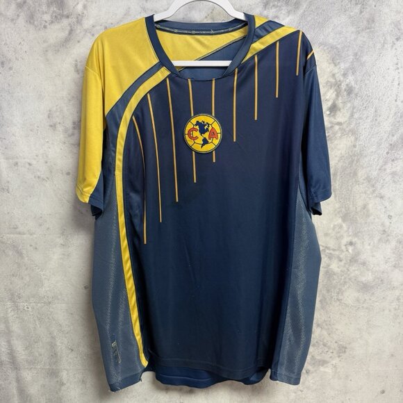 Club America Soccer Jersey Adult XL Blue Rhinox Group Football - Picture 1 of 16